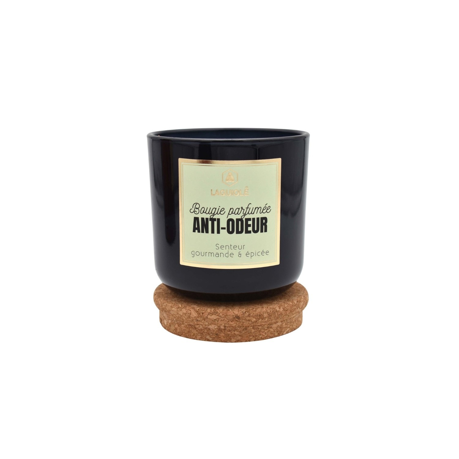 La guiole Bougie parfumée anti odeur avec bouchonliège 195 g
