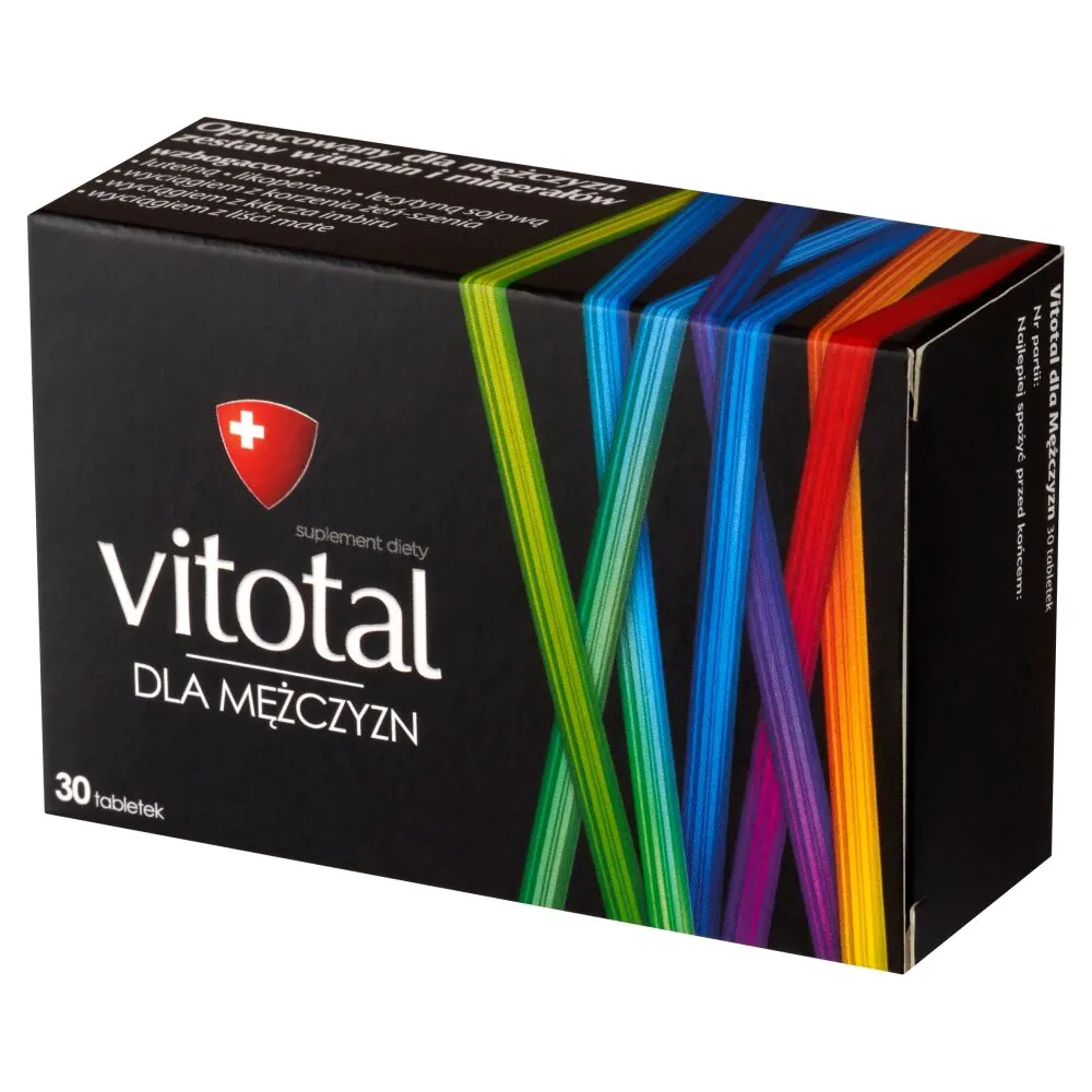 Vitotal dla Mężczyzn, Zestaw witamin i minerałów, Tabletki