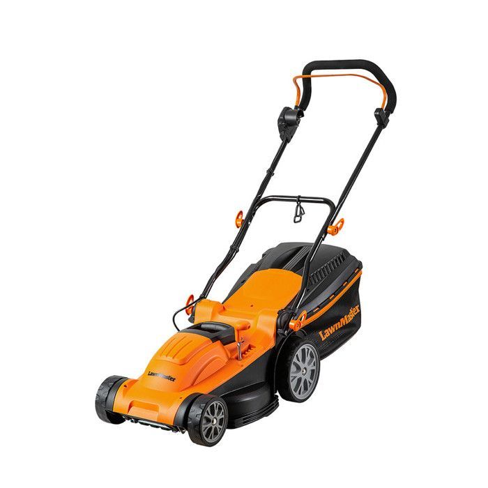 LawnMaster M2EB1637M grasmaaier en tractor, 1600W, 37cm maaibreedte, 6 instelbare maaihoogtes (20-70mm), 40L grasopvangbak