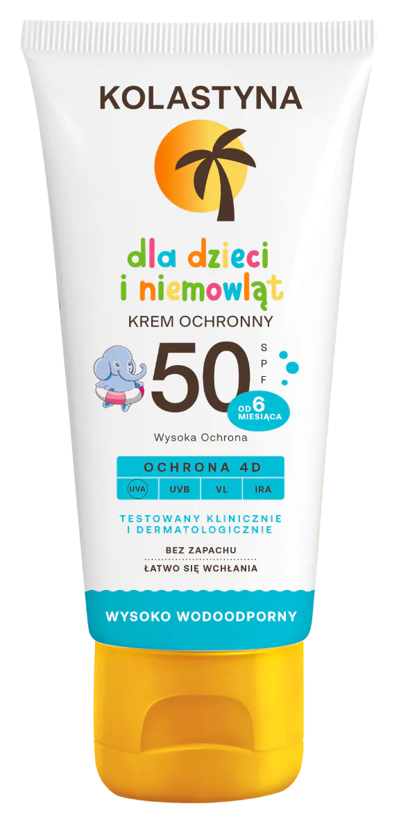 Kolastyna Sun Kids SPF50 - Krem ochronny dla dzieci i niemowląt SPF 50 75 ml