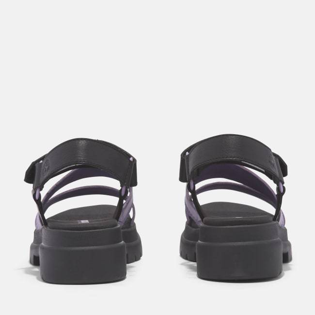 Sandalo a 3 Fasce London Vibe da Donna in viola