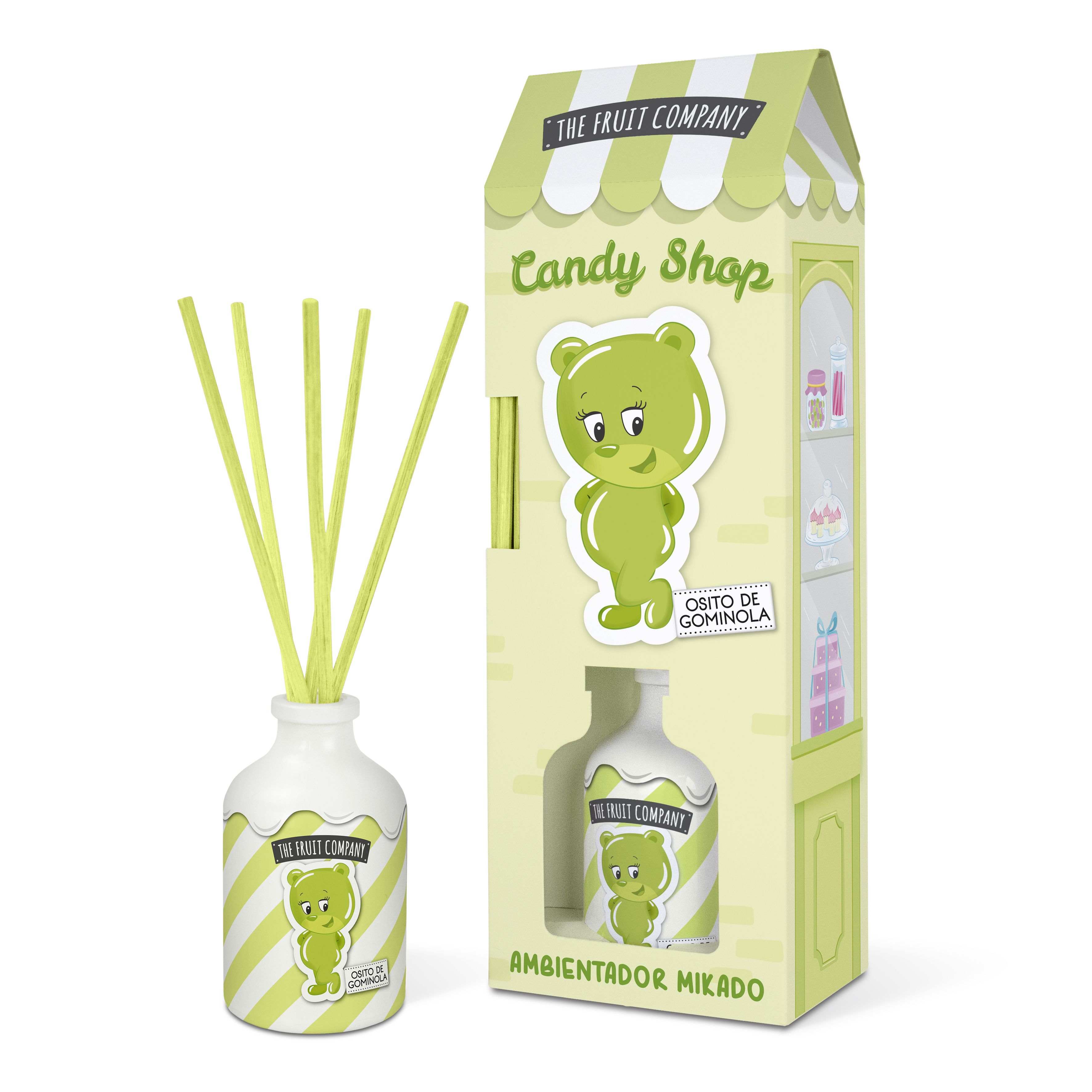 Candy Shop Mikado gumijas lācīšu gaisa atsvaidzinātājs Gaisa atsvaidzinātāji un sveces