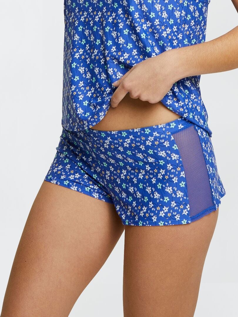Pantalón corto de pijama 'Billet Doux' - AZUL