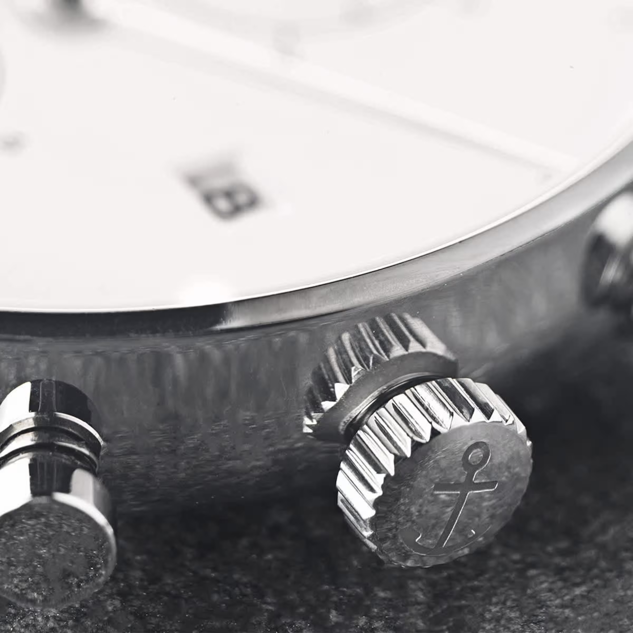 Acier bicolore argenté Chrono