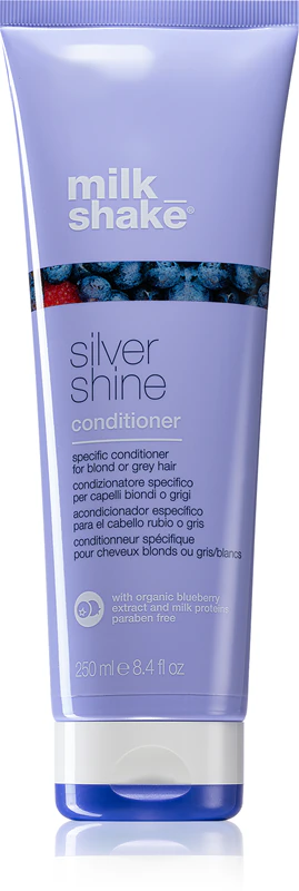 milk_shake® Silver Shine Conditioner voor blond haar, neutraliseert gelige tinten