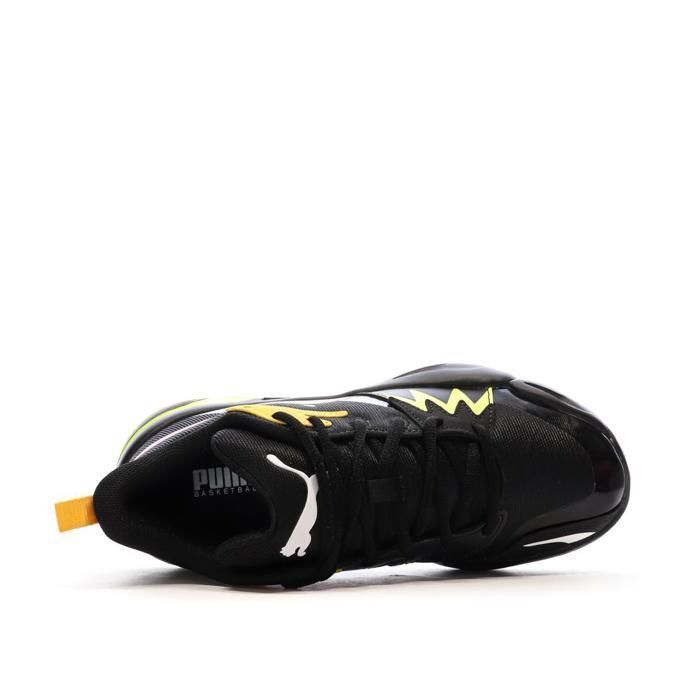Puma Genetics Junior zwarte basketbalschoenen