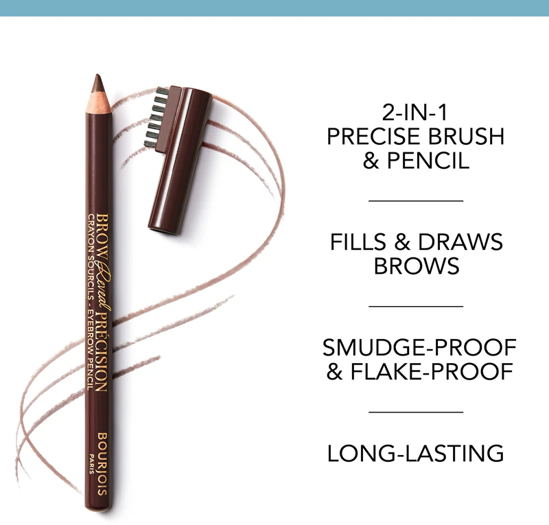 Creme para sobrancelhas Bourjois Brow Reveal com pincel.