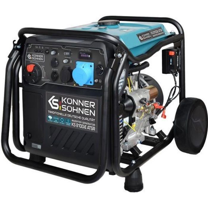 Generador inversor KS 8100iE ATSR, potencia máxima/nominal 8500W/8000W
