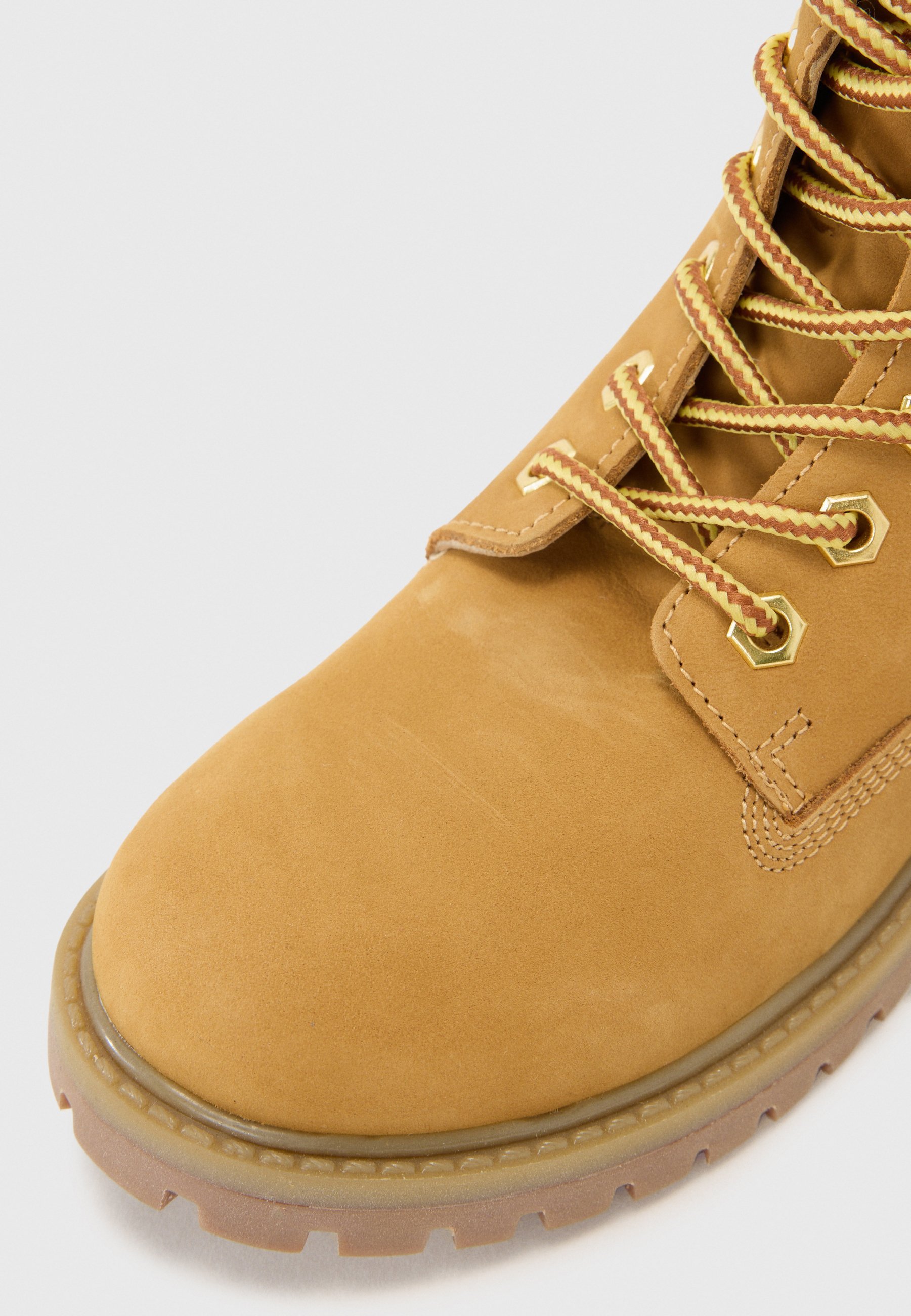 Friboo LEATHER - Enkellaarsjes met vetersluiting - bruin