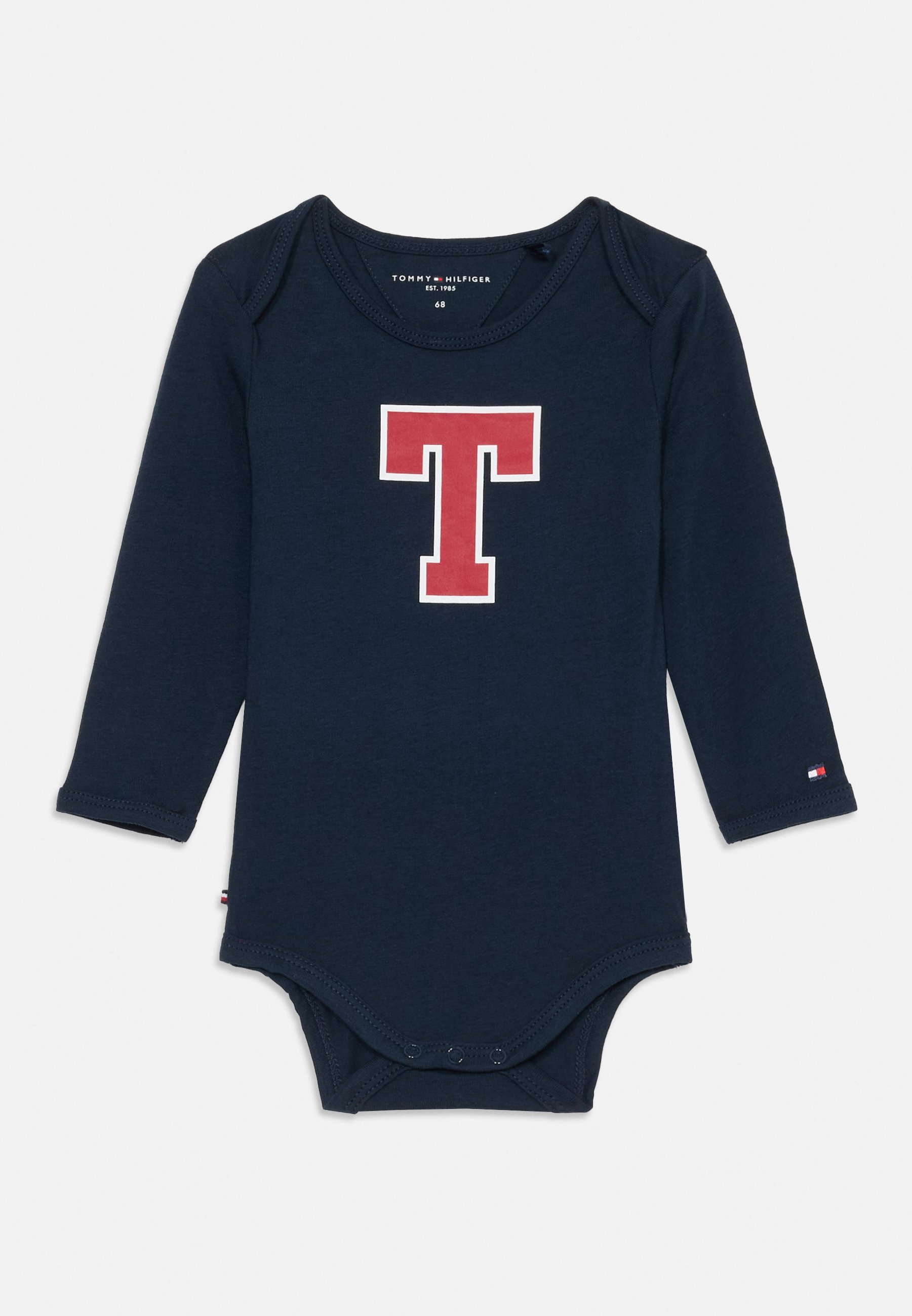 Tommy Hilfiger 3-delige body cadeaubox unisex - Top met lange mouwen - donkerblauw