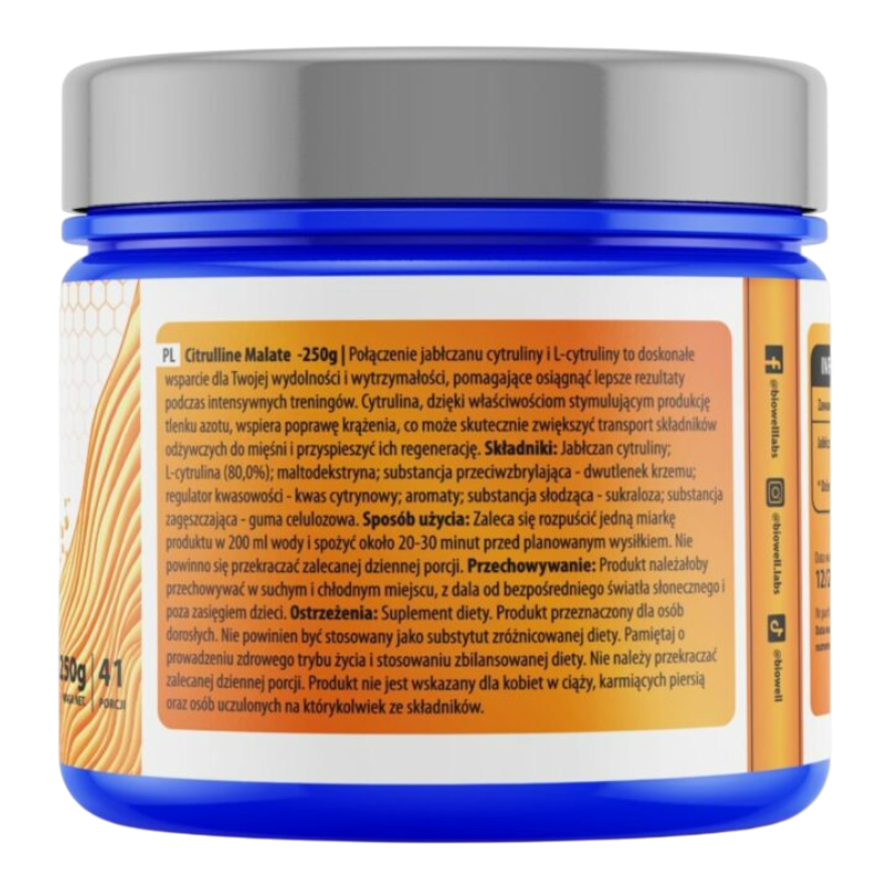 Biowell Labs Biowell Pro Series Citrullina Malato