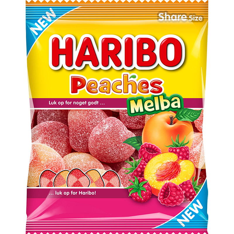 Haribo Perzikmelba 120 g Haribo
