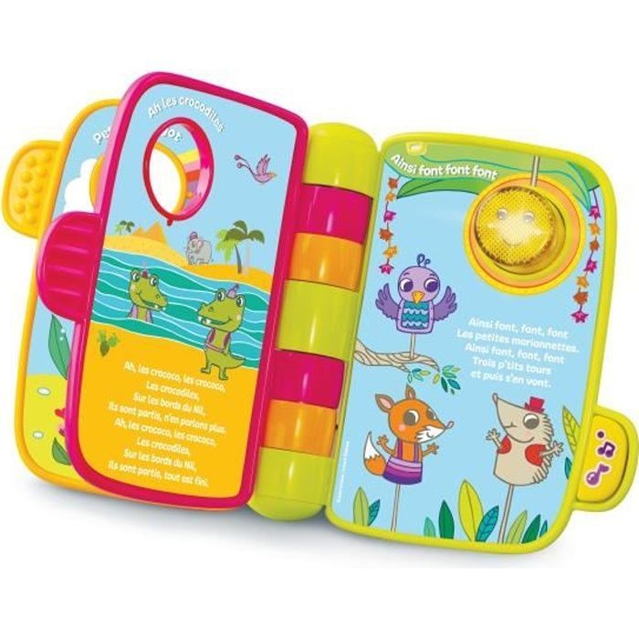 VTECH BABY Interactive Musical Book - My First Nursery Rhymes - Discover 4 well-known nursery rhymes