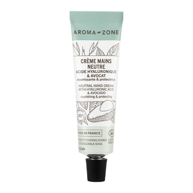 Neutralny krem do rąk z kwasem hialuronowym i organicznym awokado 20 ml