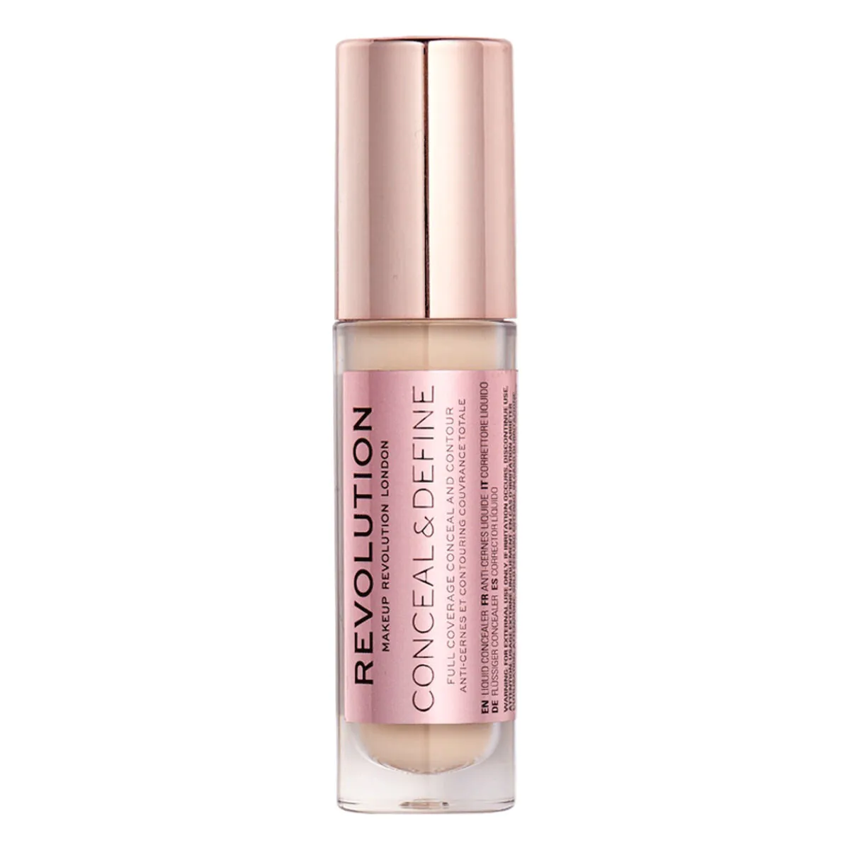 MAKEUP REVOLUTION Conceal & Define Korektor do twarzy C0.7 4ml