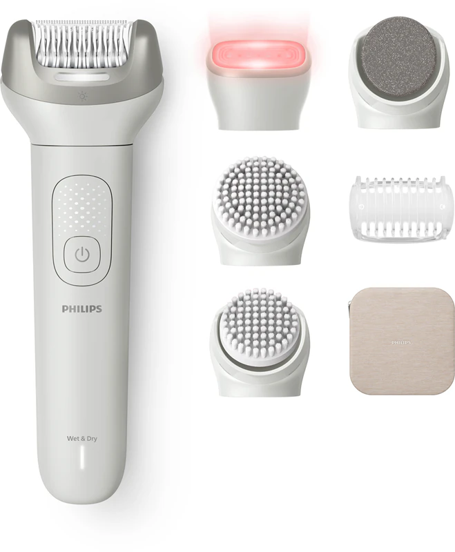 Kit de bem-estar Philips 9900 BRE748/00 para barbear e cuidados faciais