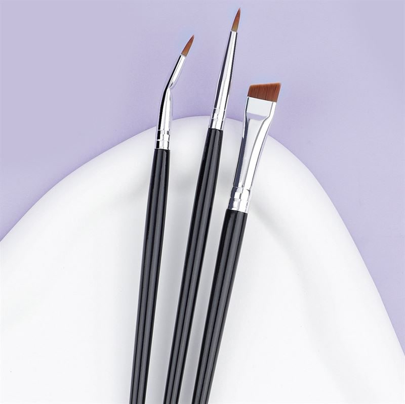 Ensemble de pinceaux Technique Pro, pinceaux de maquillage des yeux haute précision – Noir