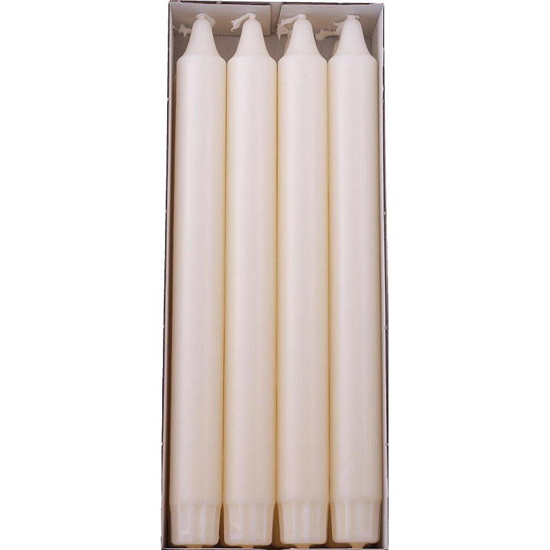 Vie Eco Crown kaars 8-pack 24 cm eco ivoor