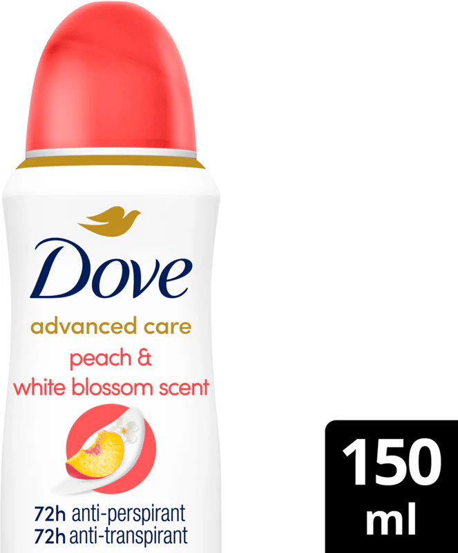Deodorant ve spreji Dove Advanced Care Go Fresh Peach & White Blossom