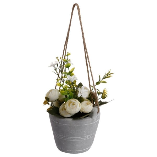 Sztuczne kwiaty w doniczce ROSES, 18 cm