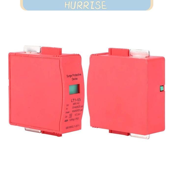 Tbest Protezione contro le sovratensioni domestiche, dispositivo di protezione contro le sovratensioni, scaricatore di fulmini per la casa, CA 385V per esterni automatico