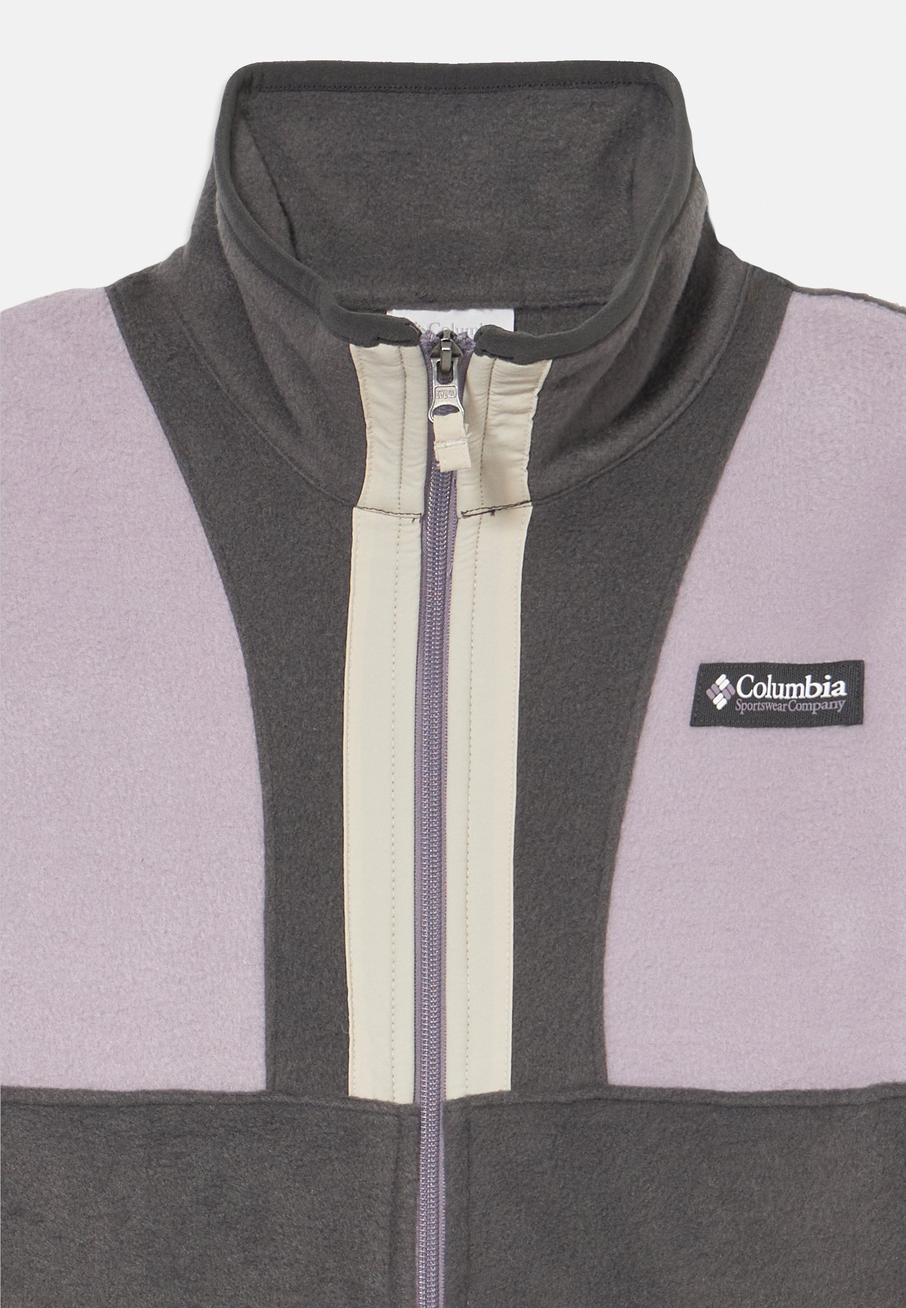 Columbia BACK BOWL FULL ZIP UNISEX - Kurtka polarowa - shale purple/shark/ciemny kamień