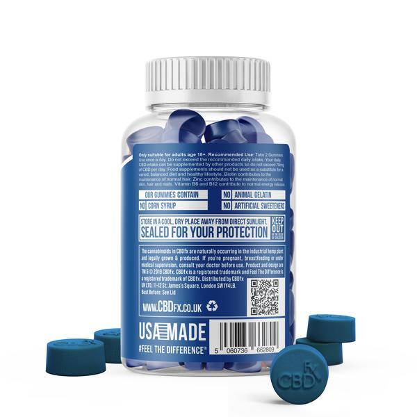 CBDfx Pánské multivitamínové CBD gumové bonbóny X60 1500mg | Zdraví | Superdrug