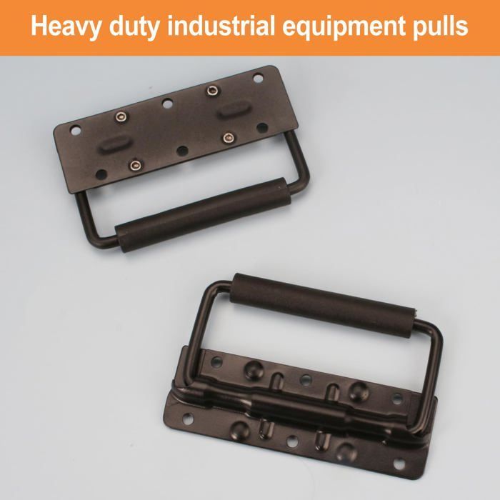 asas plegables con resorte de 125 mm para maletas, cajas de herramientas, repuesto, asa resistente.