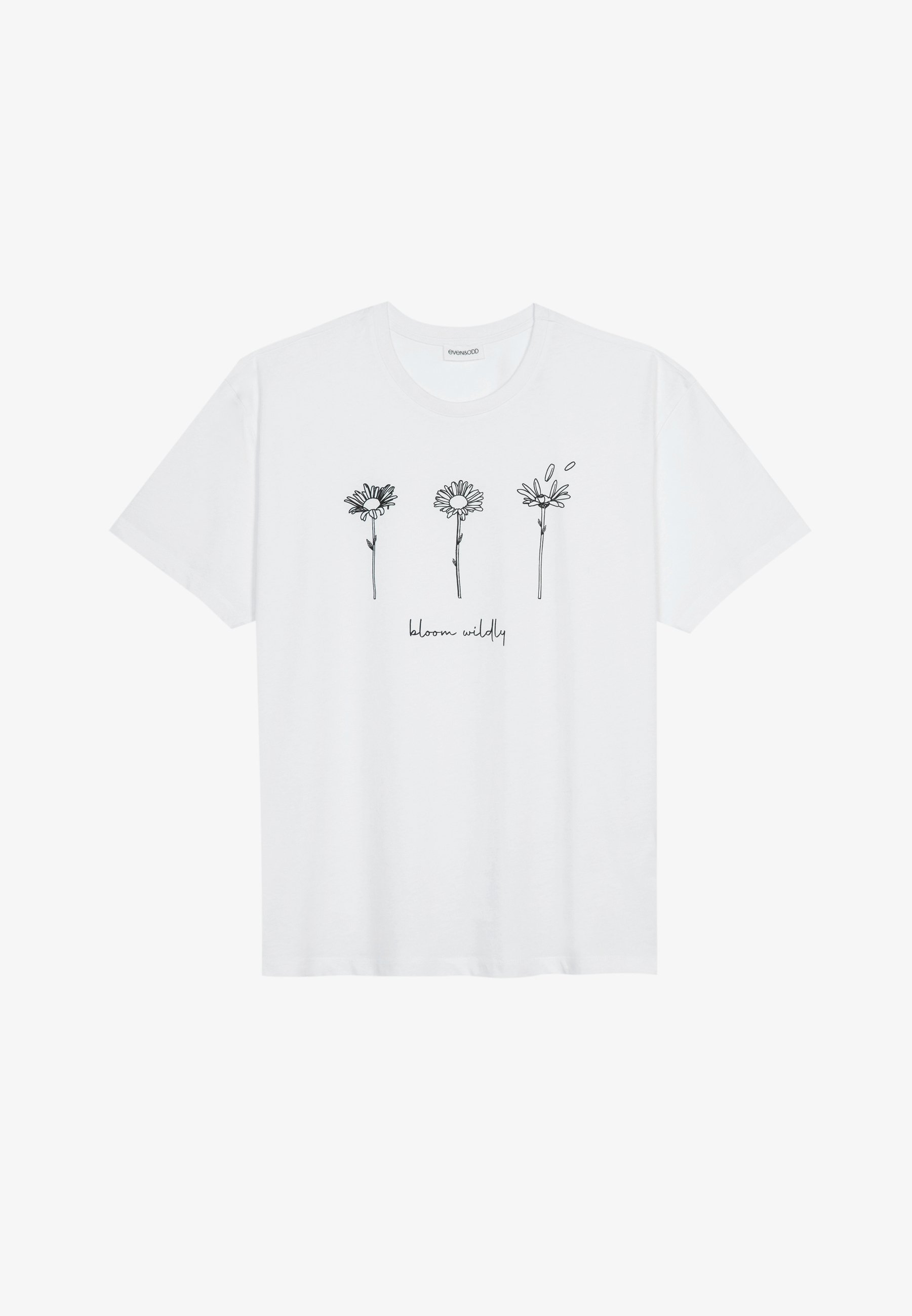 T-shirt Even&Odd Print - bianca
