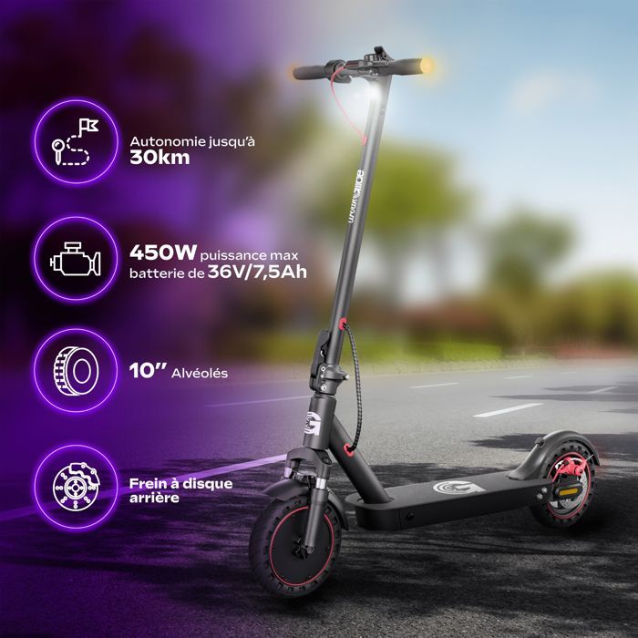 Ride 100 – Comfortable electric scooter for regular urban commuting