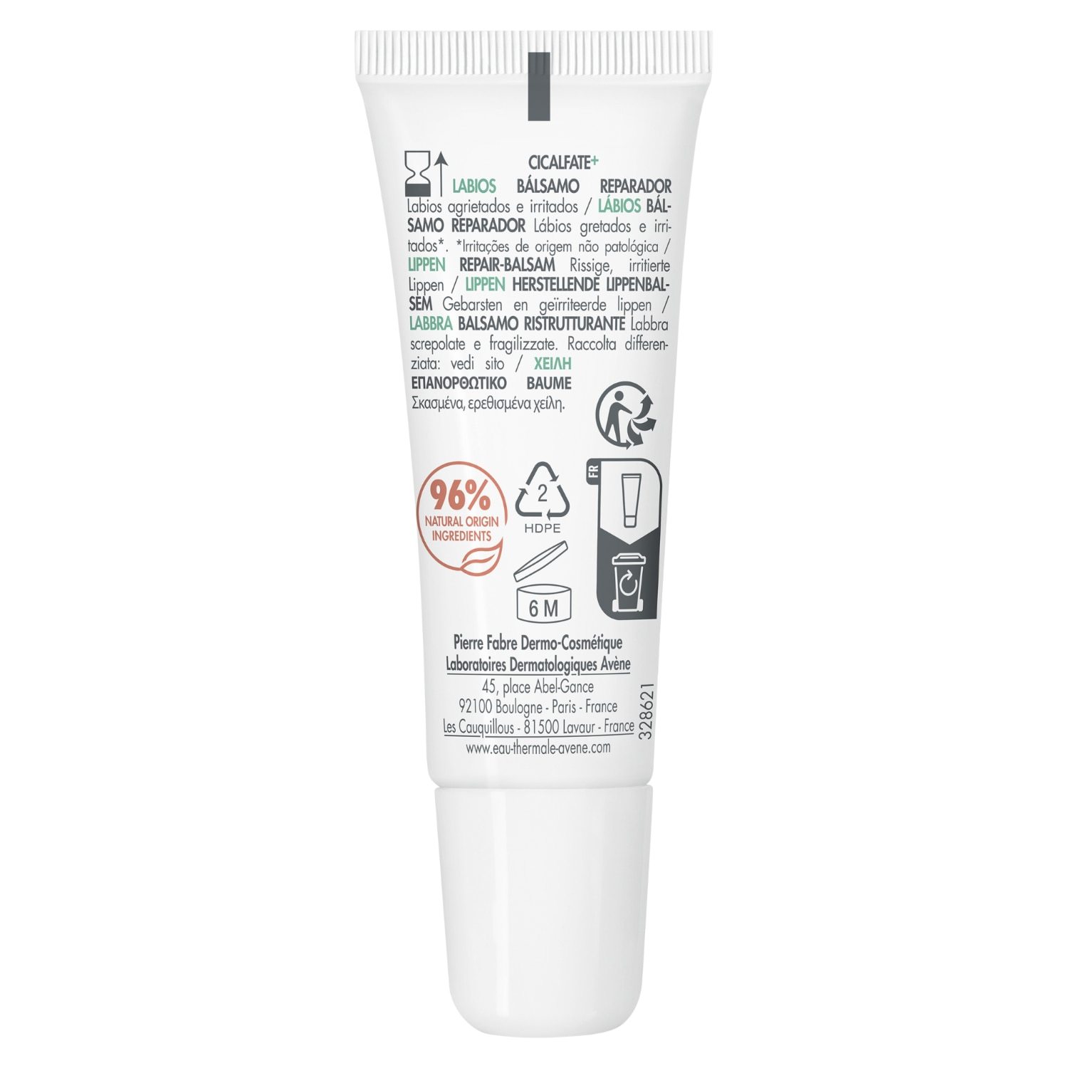 Avène balzam za usne Cicalfate + Lips - 10 ml