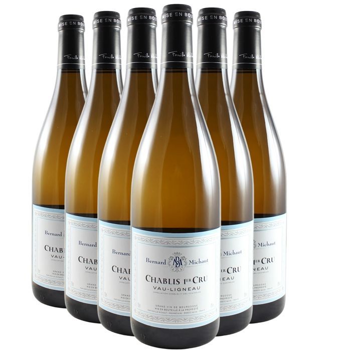 Domaine Michaut Chablis 1er Cru Vau Ligneau 2023 - Grand Vin Blanc de Bourgogne (6x75cl)