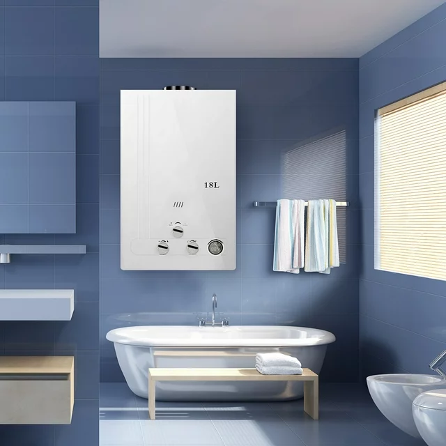 TCMT 18L vloeibaar propaan doorstroomboiler 4,8 GPM LPG-doorstroomboiler met digitaal display