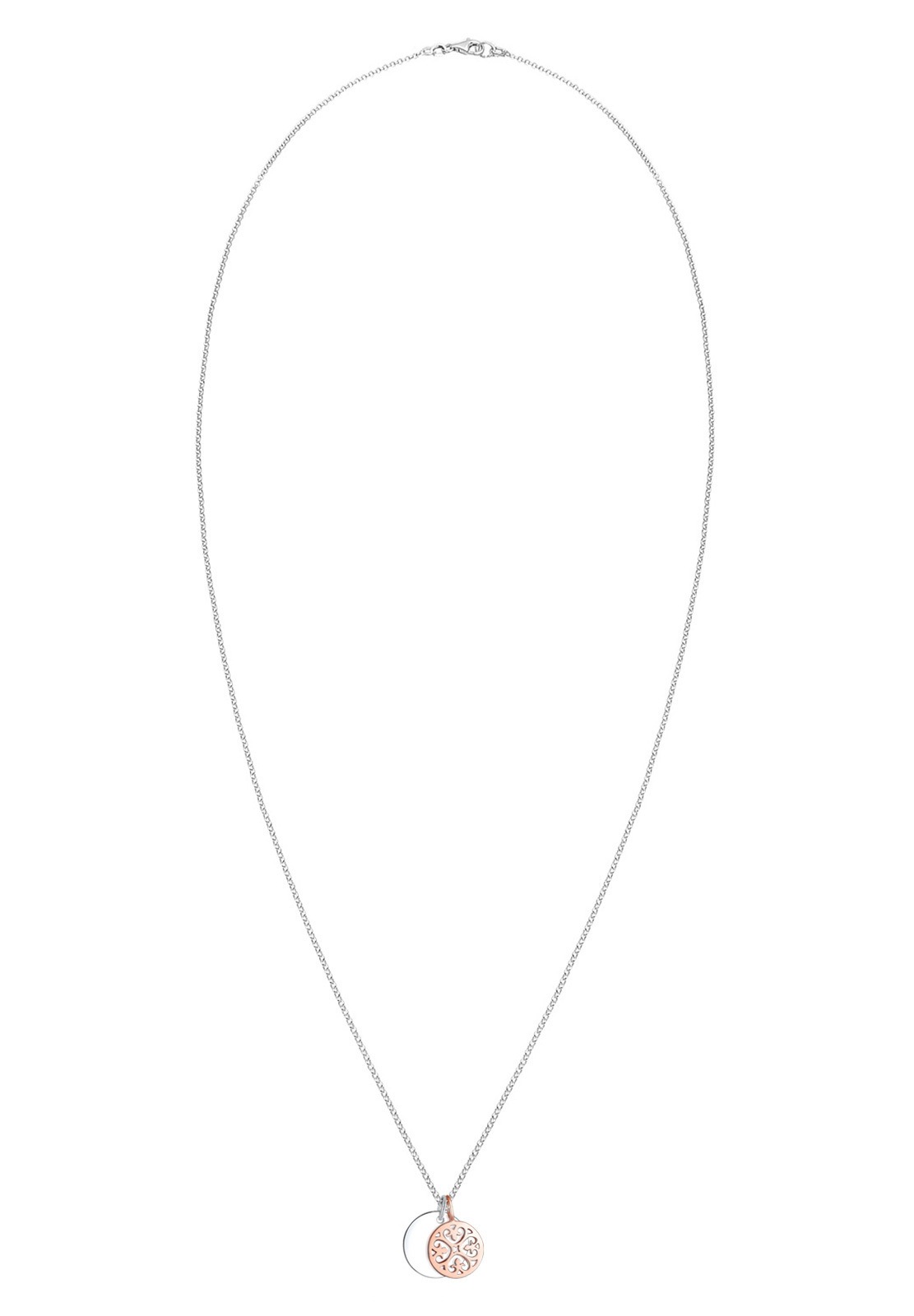 Elli Bi Color Ornament Kreis 925 Sterling Silber