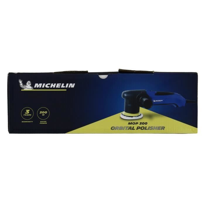230V - 300W MICHELIN excentrische polijstmachine - 75 mm schijf - Rotatiesnelheid: 3500 - 6400 tpm