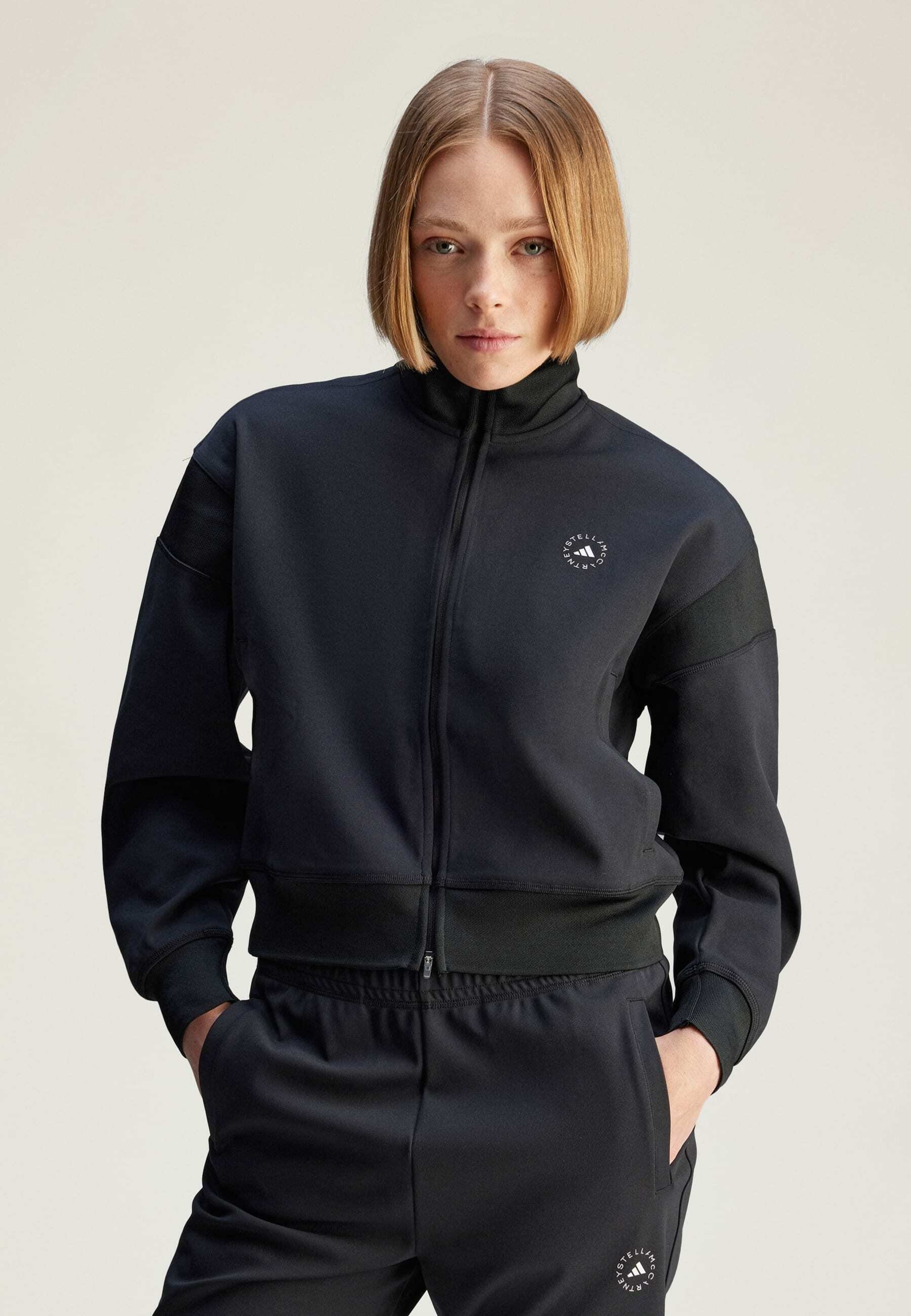 adidas by Stella McCartney KNITTED TRACK - Giacca da allenamento - nera