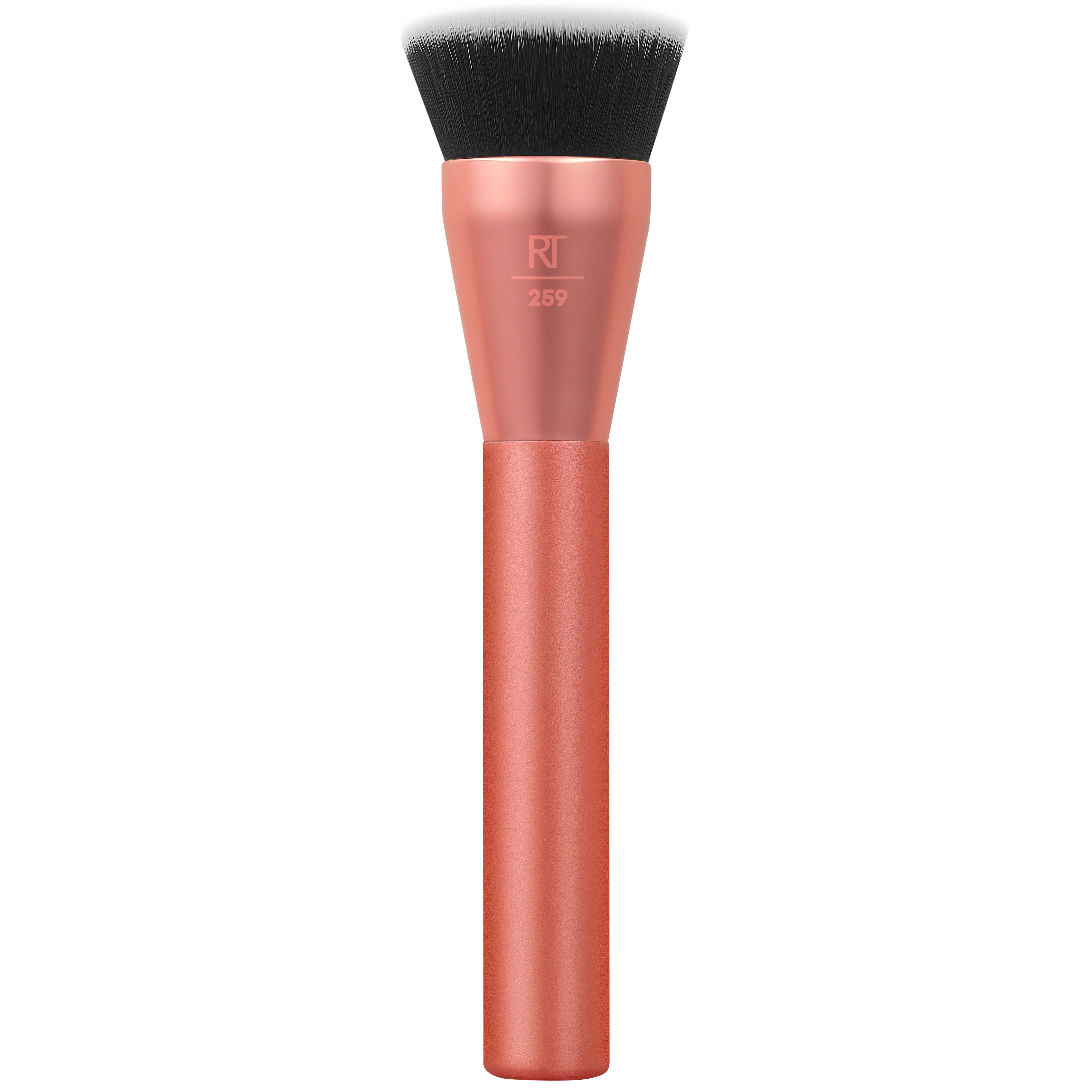 Švytintis apvalus makiažo pagrindo šepetėlis Makiažo šepetėliai makiažo pagrindui, veidui ir odai