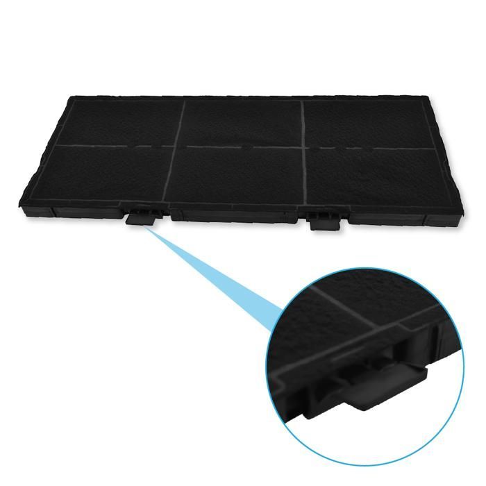 AllSpares Filtre à charbon pour Hotte adapté pour Bosch 11025806 / DSZ4561 / Siemens LZ45610 et Neff Z54TC02X0 (459x189x20mm)
