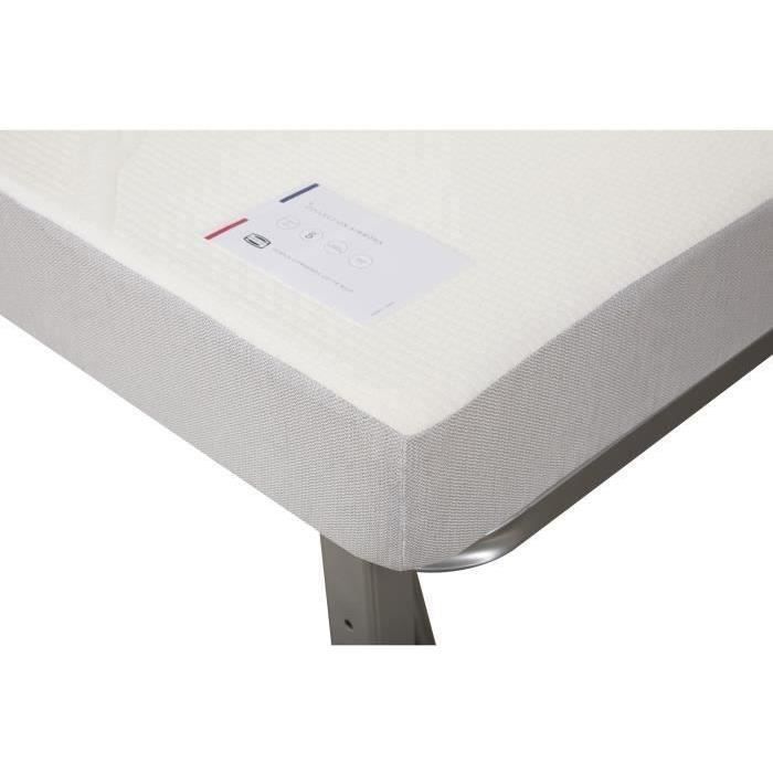 Nuage 3-zits slaapbank - Grijze stof - SIMMONS matras - Slaapoppervlak 188x138 cm