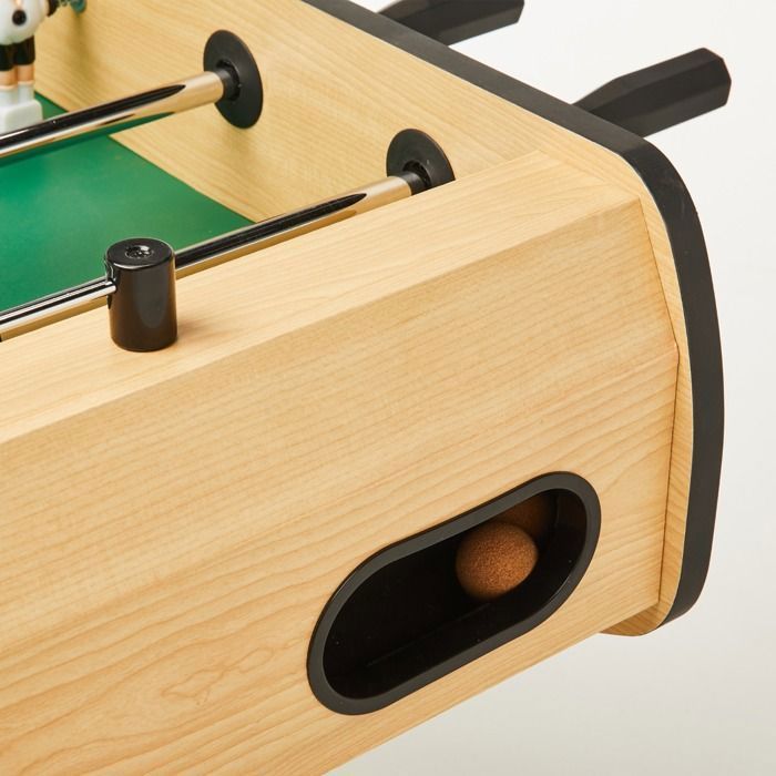 KANGUI Folding Foosball Table - Telescopic Rods - Sturdy - 2 to 4 Players - 3 Cork Balls Included