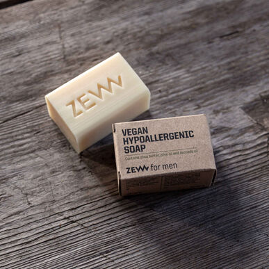 ZEW vyrams hipoalerginis veganiškas veido ir kūno muilas 85 ml