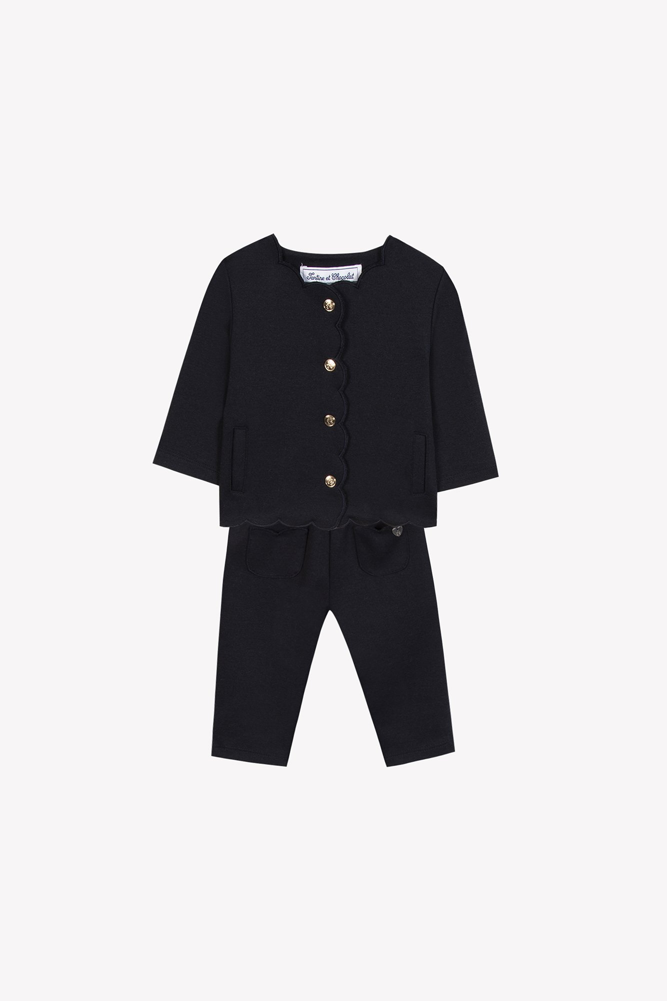 Tartine et Chocolat UNISEX - Pantaloni della tuta - blu scuro