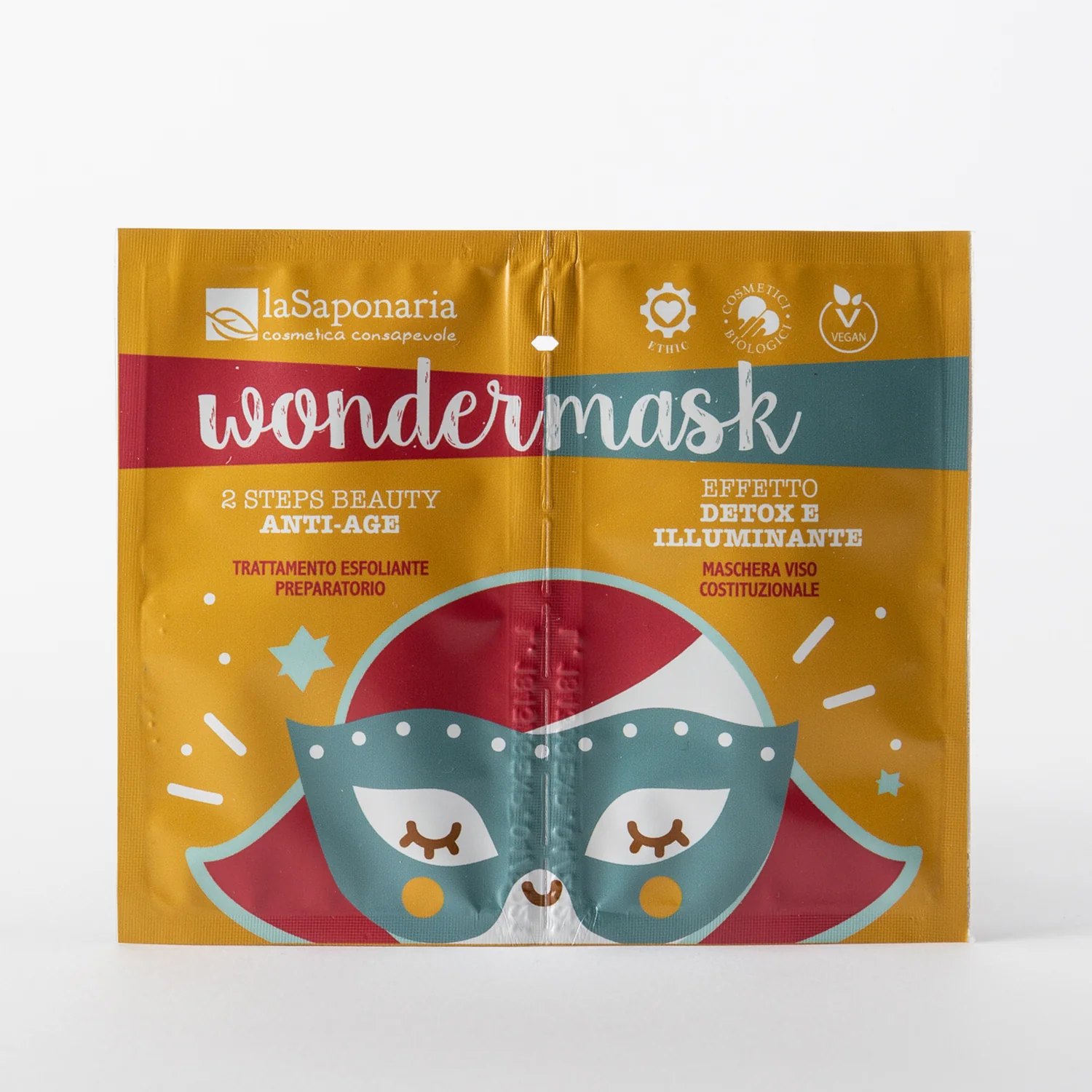 Wondermask Wondermask - maschera 2 steps beauty anti age - Maschera Anti-età viso
