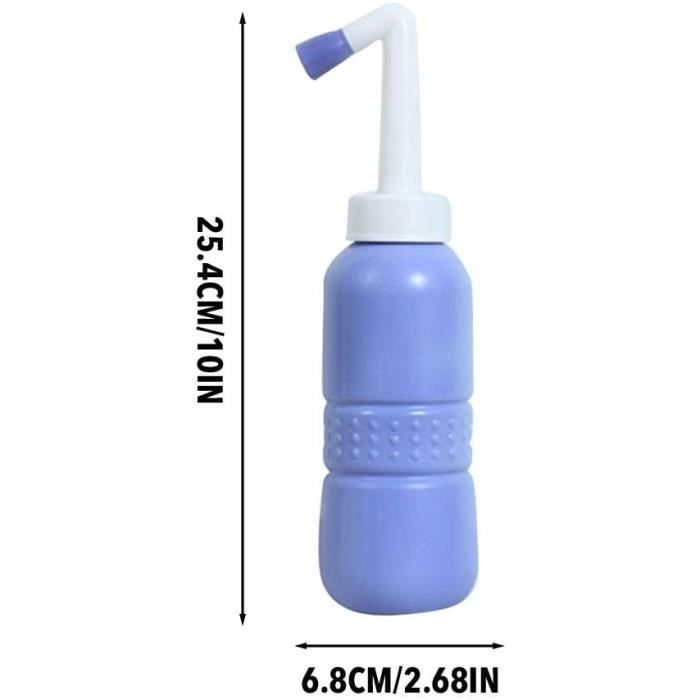 Bidet de voyage portable - Hygiène intime - 450 ml - 7 x 26,5 cm - Mixte