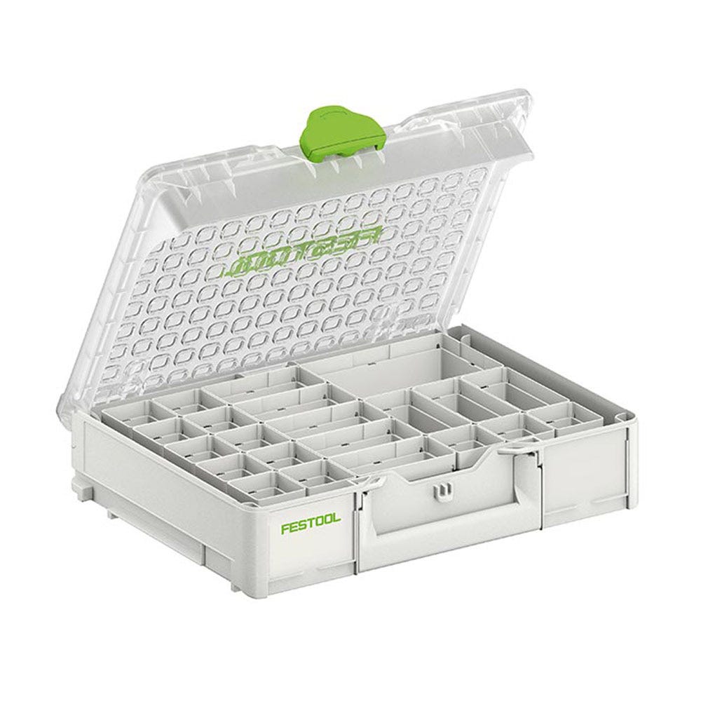 Organizador FESTOOL Systainer 3 com 22 compartimentos, 89 mm x 396 mm - Médio 204853
