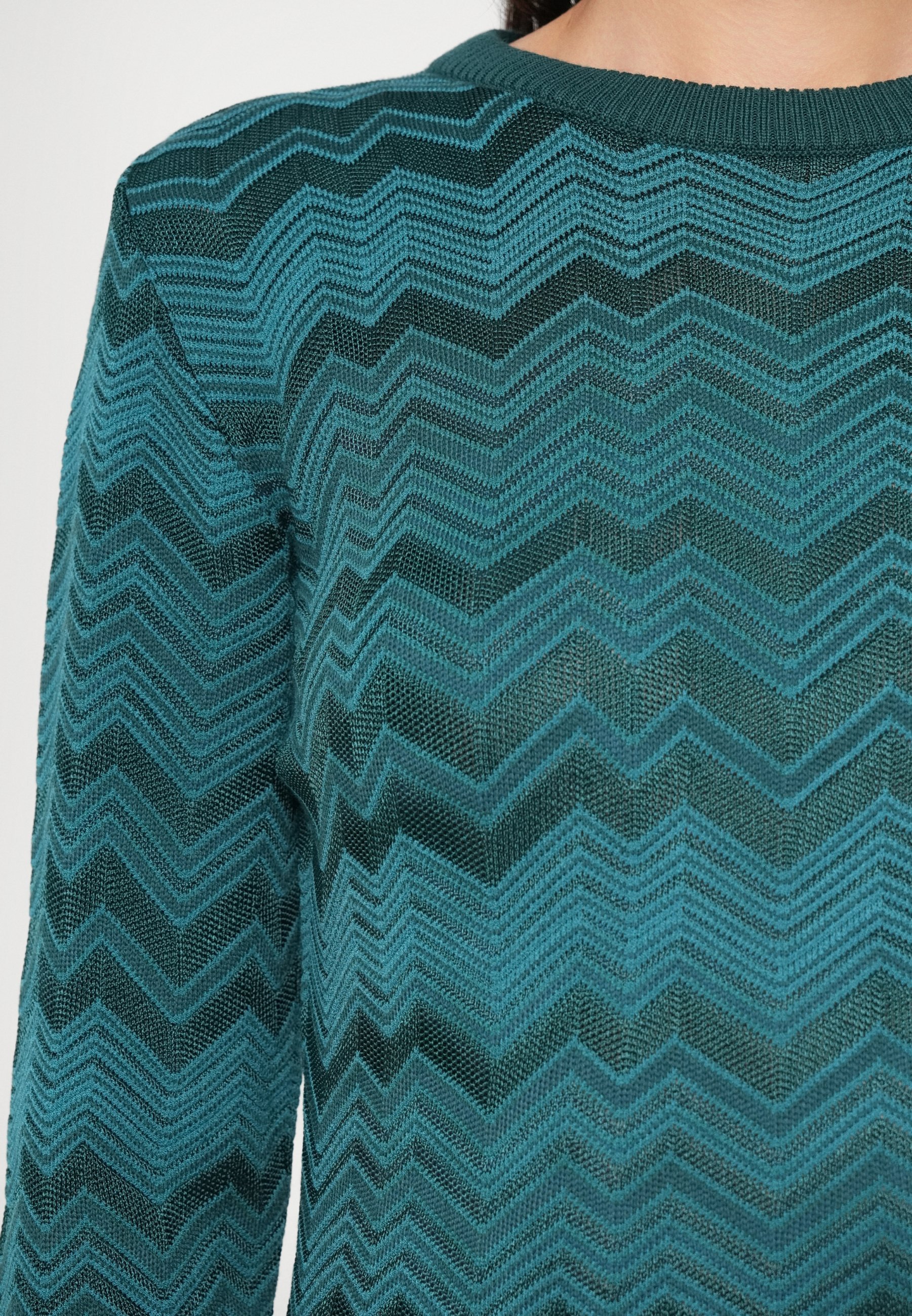 Robe courte Missoni - Robe-salopette - Vert uni