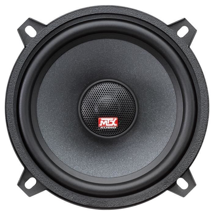 Altavoces coaxiales para coche MTX TX450C de 2 vías, 13 cm, 70 W RMS, con 4 conos de pulpa de celulosa.