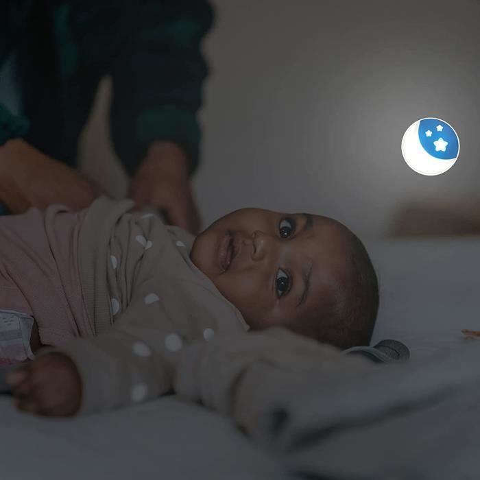 Luz nocturna infantil enchufable - Paquete de 2 - Sensor crepuscular - Diseño de estrella