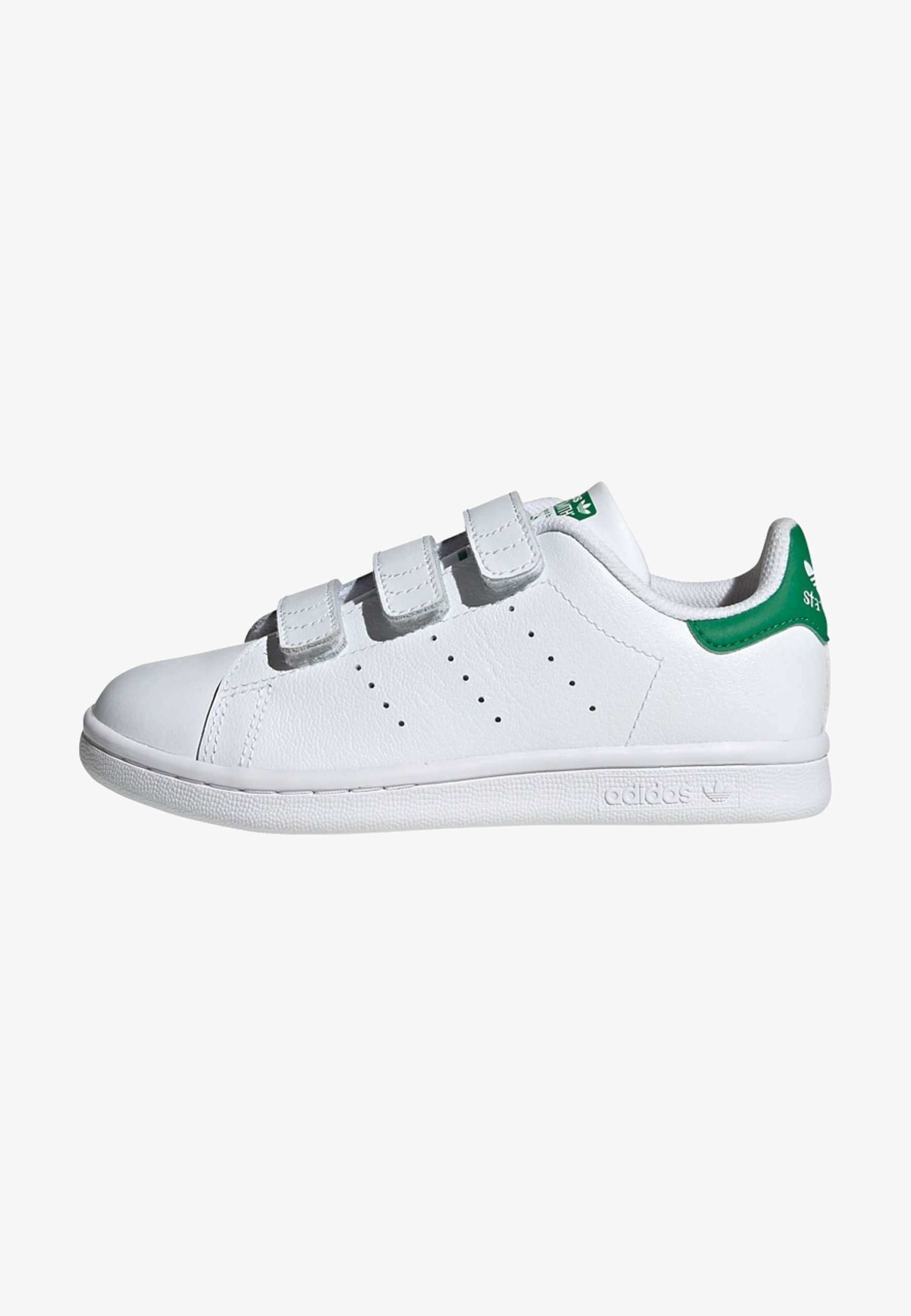 adidas Originals STAN SMITH COMFORT CLOSURE KIDS - Sneakers - cloud white cloud white green
