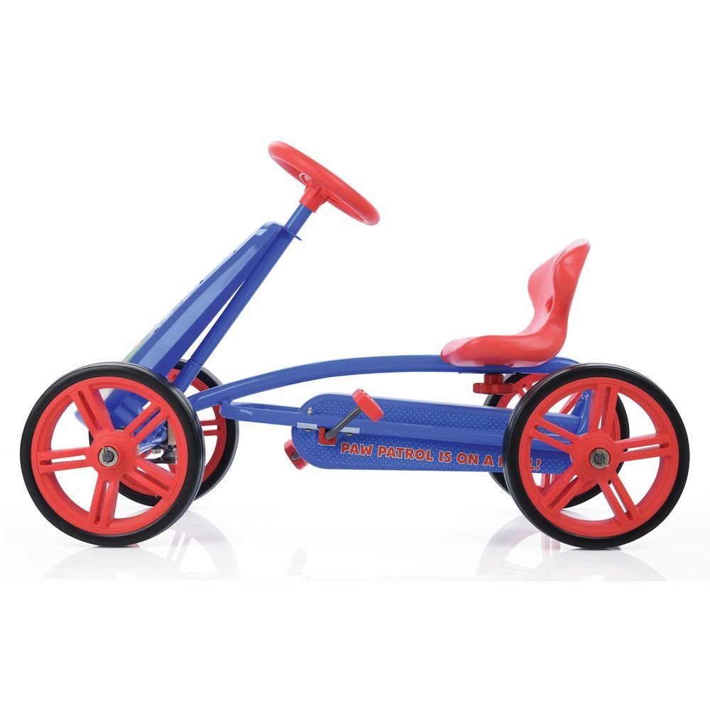 Hauck Turbo II šlapací auto (2-4 roky) - Tlapková patrola - modrá, šlapací motokára pro děti ve věku 2-4 roky, nastavitelné sedadlo